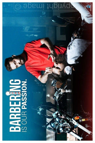 Barber poster by Barberwall®, barber shop poster already laminated